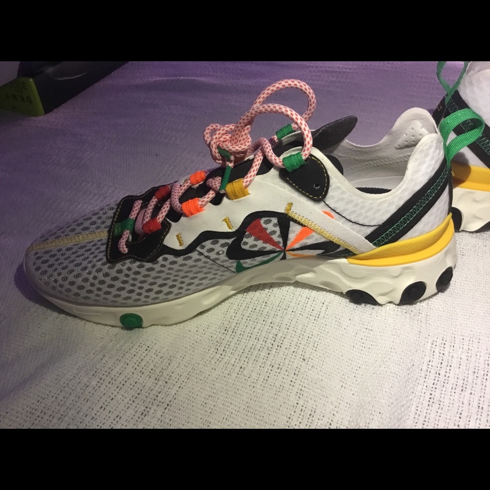 Nike React Men’s Size 9 Multicolor Running Shoes - image 8